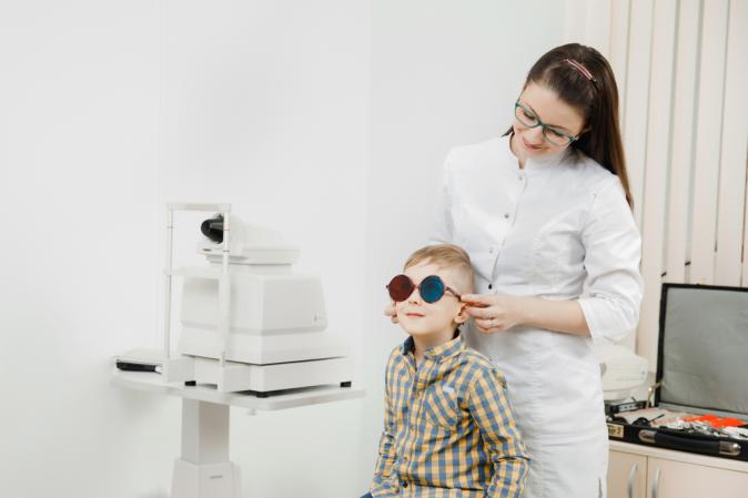 Red Green Lens Vision Therapy